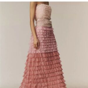 Anthropologie BHLDN Pink Juliet Dress